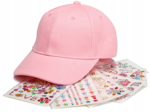 Dromader Zestaw kreatywny dla dzieci różowa czapka do dekorowania Dromader (130-1355121)