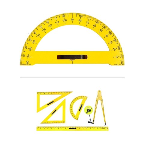 Faibo Ekierka Faibo do tablicy magnetyczna 18cm (231M-05) Faibo Ekierka Faibo do tablicy magnetyczna 18cm (231M-05)