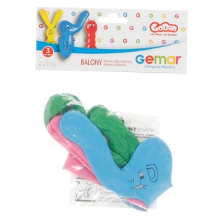 Godan Balon gumowy PREMIUM FIGURY 3 szt mix Godan (GB/PG10)
