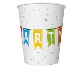 Godan Kubek jednorazowy Kolorowe Party papier 250ml Godan (PM-KPA1)