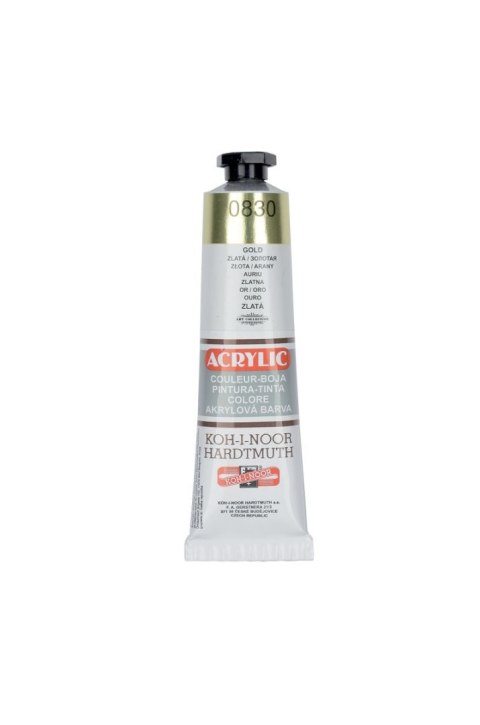 Koh-I-Noor Farba akrylowa Koh-I-Noor ZŁOTA kolor: złoty 40ml (0800) Koh-I-Noor Farba akrylowa Koh-I-Noor ZŁOTA kolor: złoty 40ml (0800)