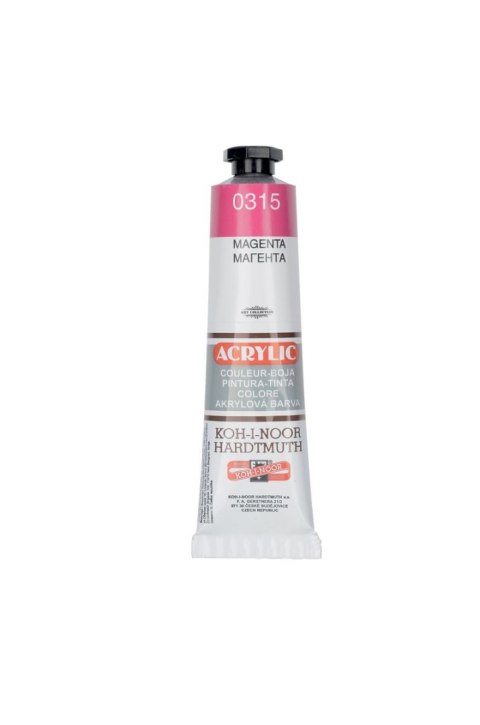 Koh-I-Noor Farba akrylowa Koh-I-Noor kolor: magenta 40ml Koh-I-Noor Farba akrylowa Koh-I-Noor kolor: magenta 40ml