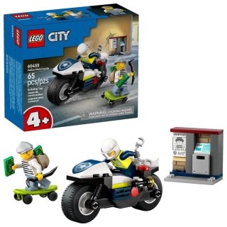 Lego Klocki konstrukcyjne Lego City Pościg na motocyklu policyjnym (60455)