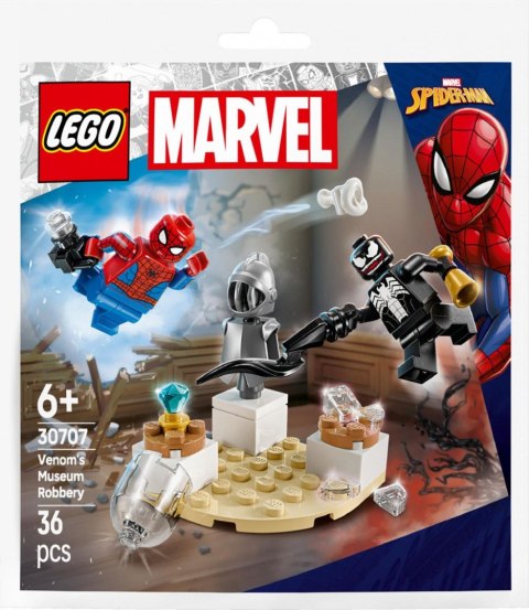 Lego Klocki konstrukcyjne Lego Marvel Super Heroes Napad Venoma na muzeum (30707)