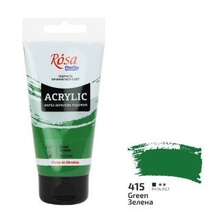 Rosa Farba akrylowa zielony kolor: zielony 75ml Rosa