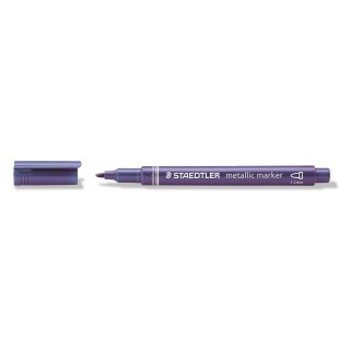 Staedtler Marker permanentny Staedtler metaliczny fioletowy metaliczny 1,0-2,0mm okrągła końcówka (8323-81)