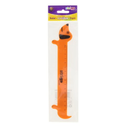Strigo Linijka plastikowa 15 cm JAMNIK 15cm Strigo (SSC363)