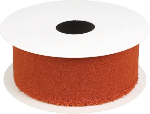 Titanum Wstążka Titanum Craft-Fun Series szyfonowa strzępiona 40x10 [mm x m] miedziana (WJ40-10-020)