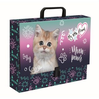 Unipap Teczka kartonowa na zatrzask My Little Friend Kitty Party A4 mix Unipap