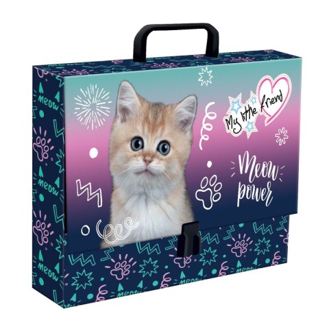 Unipap Teczka kartonowa na zatrzask My Little Friend Kitty Party A4 mix Unipap