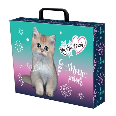 Unipap Teczka kartonowa na zatrzask My Little Friend Kitty Party A4 mix Unipap