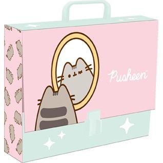 Unipap Teczka kartonowa na zatrzask Pusheen A4 różowy Unipap