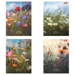 Unipap Zeszyt Unipap Romantic Meadow A5 60k. 70g linia