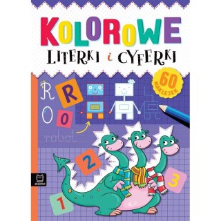 Aksjomat Książka dla dzieci Aksjomat Kolorowe literki i cyferki