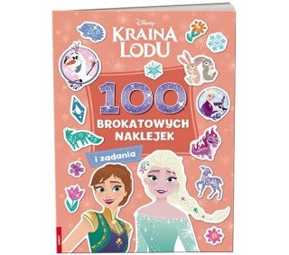 Ameet Książeczka edukacyjna Ameet Kraina Lodu. 100 Brokatowych Naklejek (NB 9109)