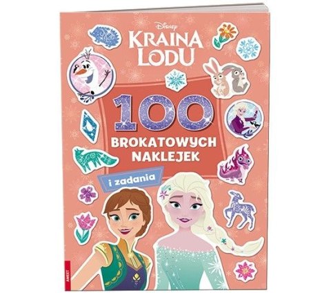 Ameet Książeczka edukacyjna Kraina Lodu. 100 Brokatowych Naklejek Ameet (NB 9109)
