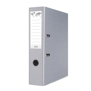 Basic Segregator dźwigniowy z szyną A4 75mm szary Basic (21024221-10)