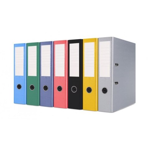 Basic Segregator dźwigniowy z szyną A4 75mm szary Basic (21024221-10)
