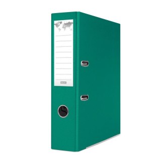 Basic Segregator dźwigniowy z szyną A4 75mm zielony Basic (21024221-02)