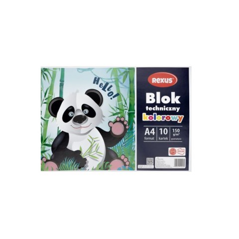 Beniamin Blok techniczny kolorowy A4 kolorowy 10k Beniamin (4430)