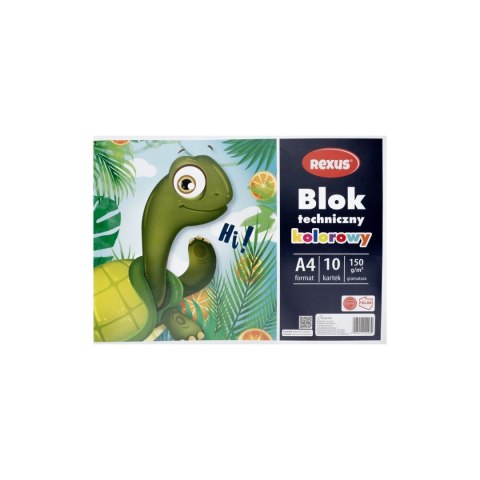 Beniamin Blok techniczny kolorowy A4 kolorowy 10k Beniamin (4430)