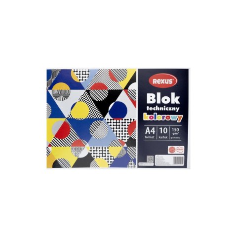 Beniamin Blok techniczny kolorowy A4 kolorowy 10k Beniamin (4430)