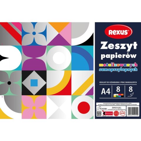 Beniamin Zeszyt papierów kolorowych Beniamin metalizowanych (2129) Beniamin Zeszyt papierów kolorowych Beniamin metalizowanych (2129)