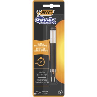 Bic Wkład do długopisu Bic czarny QUICK DRY GEL 0,7mm (967263)