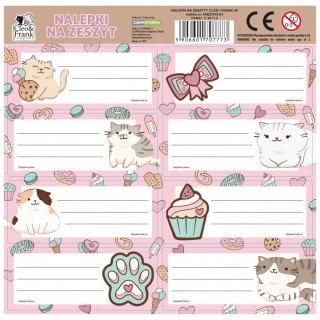 Derform Naklejka na zeszyt Cleo i Frank Derform (NNZCF45)