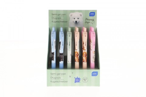 Interdruk Długopis żelowy Interdruk PUPPY SIGN zgripem niebieski 0,7mm (żelowy) Interdruk Długopis żelowy Interdruk PUPPY SIGN zgripem niebieski 0,7mm (żelowy)