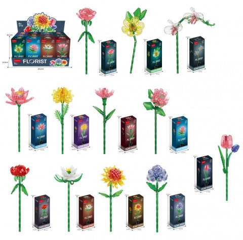 Lean Klocki konstrukcyjne kwiaty Lean (23611)