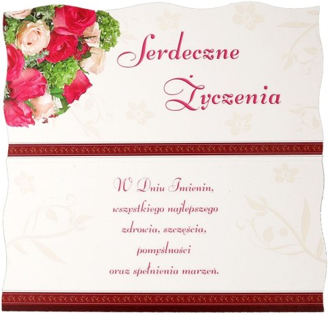 Panorama Kartka składana brokat bn DL Panorama (DL)