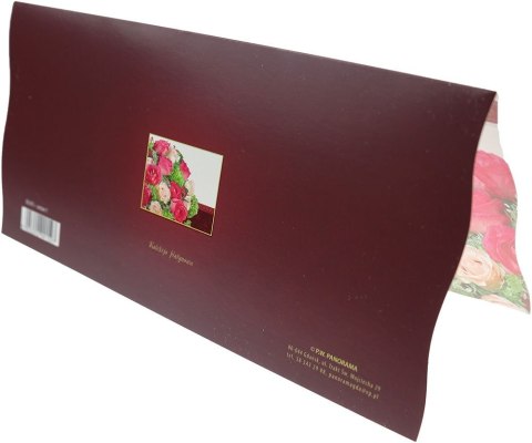 Panorama Kartka składana brokat bn DL Panorama (DL)