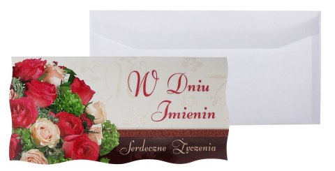 Panorama Kartka składana brokat bn DL Panorama (DL)