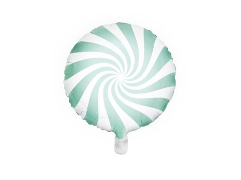 Partydeco Balon foliowy cukierek miętowy 45 cm 18cal Partydeco (FB20P-103)