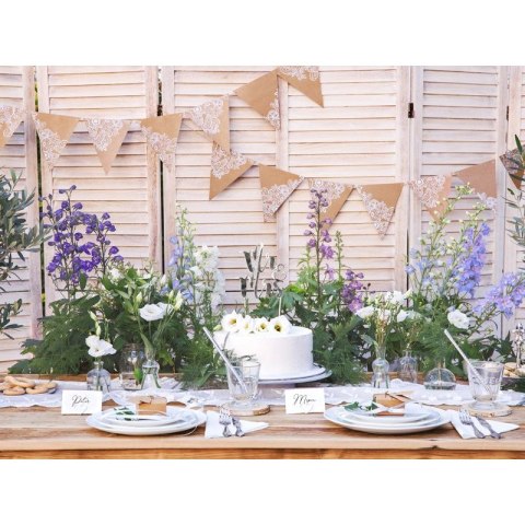 Partydeco Girlanda Flagietki, kraft, 2,1 m Partydeco (FLG17)