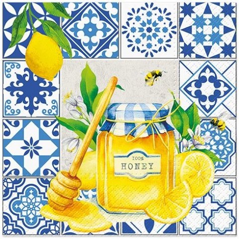 Paw Serwetki Lunch Citrus And Honey różne celuloza [mm:] 330x330 Paw (SDL145800)