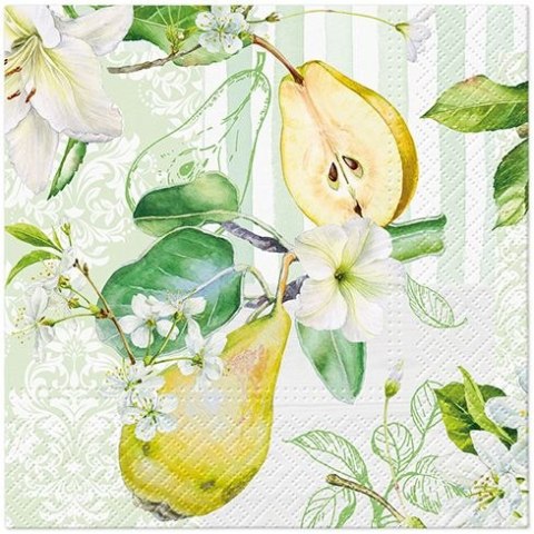 Paw Serwetki Lunch Pear Blossom mix celuloza [mm:] 330x330 Paw (SDL145600)