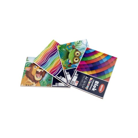 Rexus Blok rysunkowy kolorowy A4 kolorowy 16k Rexus (4409)