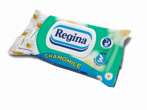 Regina Papier toaletowy Regina nawilżany rumianek kolor: biały 42 szt Regina Papier toaletowy Regina nawilżany rumianek kolor: biały 42 szt