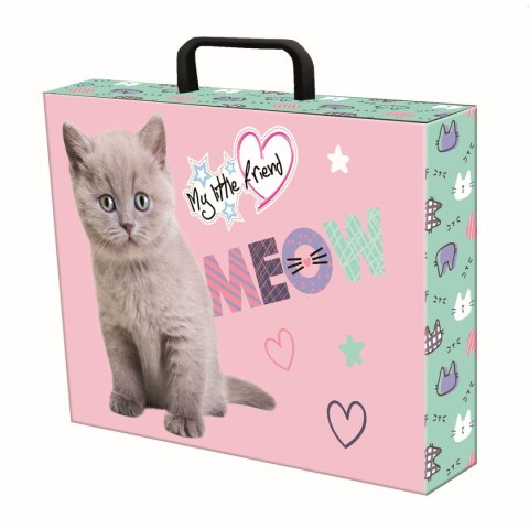 Unipap Teczka kartonowa na zatrzask My Little Friend Fluffy Kitty A4 mix Unipap