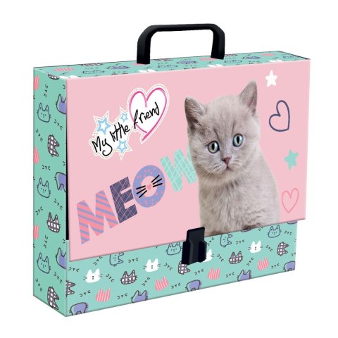 Unipap Teczka kartonowa na zatrzask My Little Friend Fluffy Kitty A4 mix Unipap