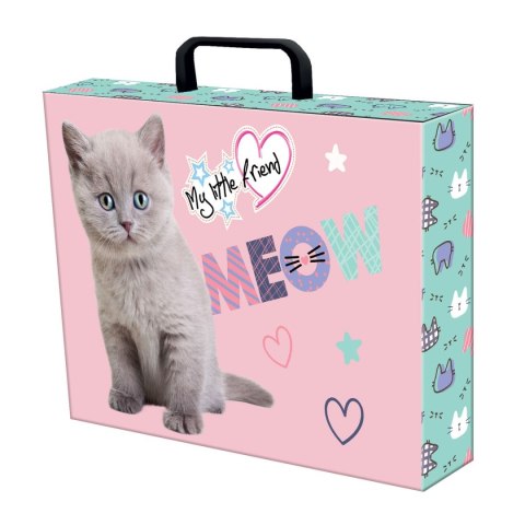 Unipap Teczka kartonowa na zatrzask My Little Friend Fluffy Kitty A4 mix Unipap