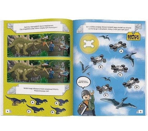 Ameet Książeczka edukacyjna LEGO® Jurassic World™. Jurajska przygoda Bena Ameet (LNC 6208)