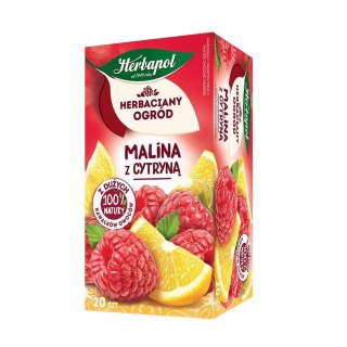 Herbapol Herbata Herbaciany Ogród owocowo-ziołowa malina z cytryną Malina 20 saszetek Herbapol