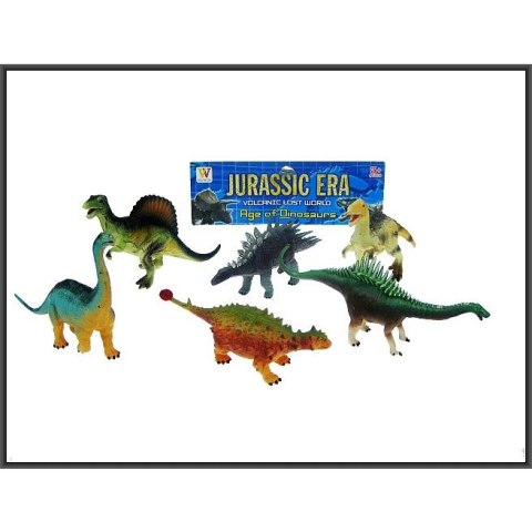 Hipo Figurka 15-17cm Dinozaur Dinozaury 6szt. Hipo (HHB02)