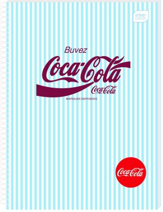 Interdruk Kołozeszyt (kołonotatnik) COCA COLA SOFT TOUCH A5 100k. 70g krata Interdruk