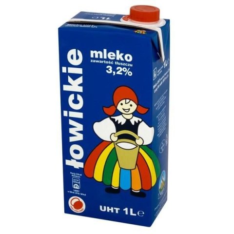 Łowickie MLEKO ŁOWICKIE 3.2 % 1L