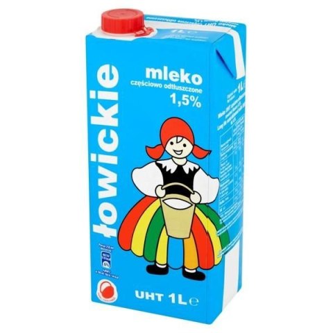 Łowickie Mleko 1,5% 1L Łowickie