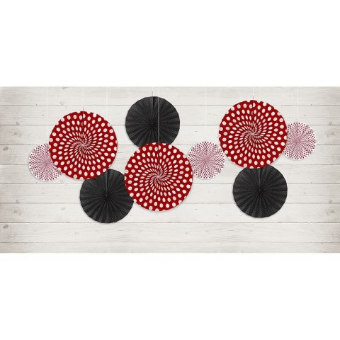 Partydeco Dekoracja Rozety dekoracyjne, mix Partydeco (RPK6)